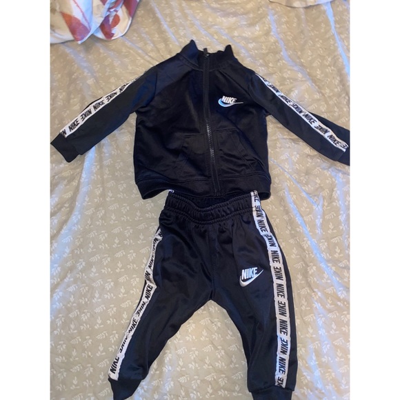 black and white nike jumpsuit